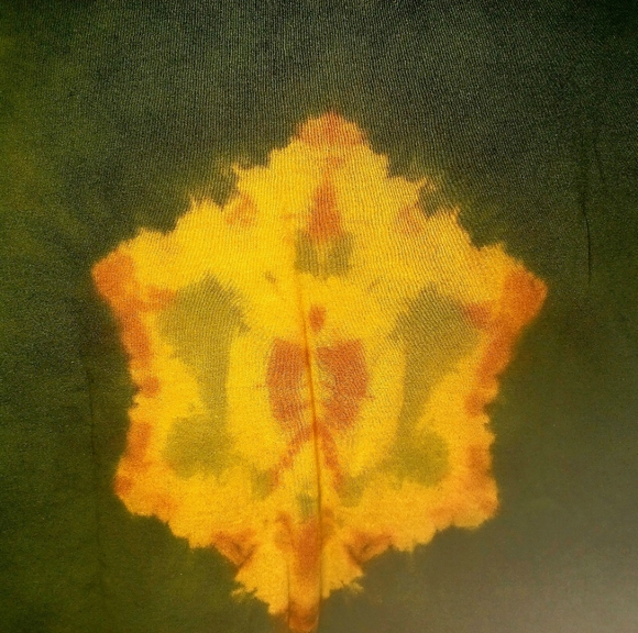 Rasta tie dye t-shirt, L 100% cotton, NEW - Picture 4 of 7